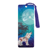 Load image into Gallery viewer, 3D Lenticular Bookmark - Howling Wolf by Darrell Thorne