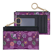 Load image into Gallery viewer, Zippered Card Wallet - Ojibwe Florals by Storm Angeconeb
