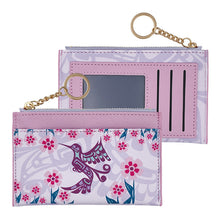 Load image into Gallery viewer, Zippered Card Wallet - Hummingbird by Francis Dick
