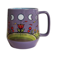 Load image into Gallery viewer, Big Ceramic Mug - Moon Floral by Justine Proulx
