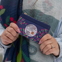 Load image into Gallery viewer, Zippered Card Wallet - Berry Picker in the Moon by Allan Weir