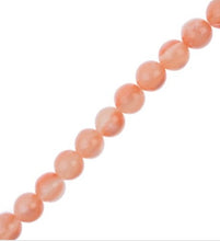 Load image into Gallery viewer, Resin Round Beads 7" Strand (15.8mm) - Orange