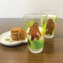 Load image into Gallery viewer, Printed Glass Tumbler (set of 2) - Sasquatch by Francis Horne Sr
