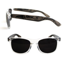 Load image into Gallery viewer, Sunglasses (Clear Frame) - Wolf by Paul Windsor