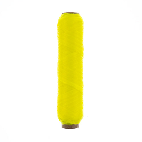 Sinew Bobbin 60ft (20yd) Neon Yellow