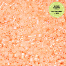 Load image into Gallery viewer, 11/0 Cylin Bead Glow in Dark AB - Orange
