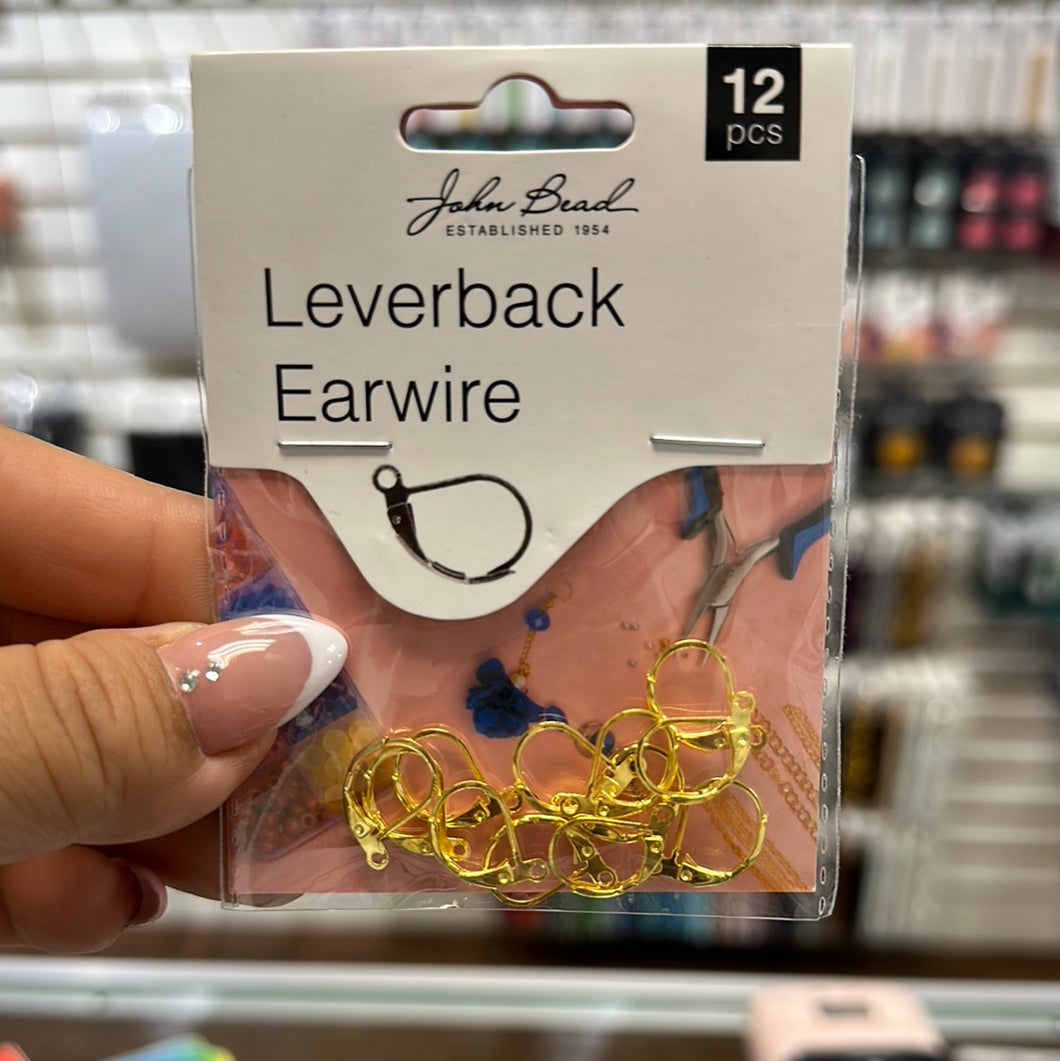 Leverback Earwire (gold)