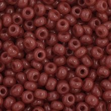 Load image into Gallery viewer, 11/0 Seedbead Opaque Cranberry
