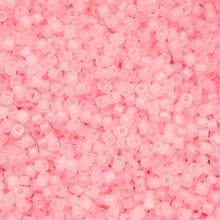 Load image into Gallery viewer, 11/0 Cylin Bead Matte Macaron AB - Coral Pink

