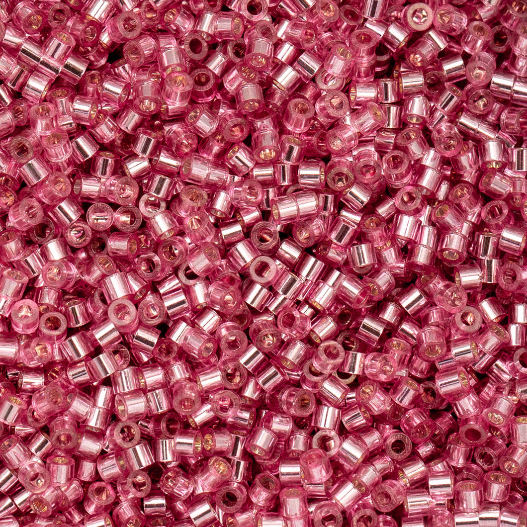 11/0 Cylin Bead Dark Pink Rose S/L