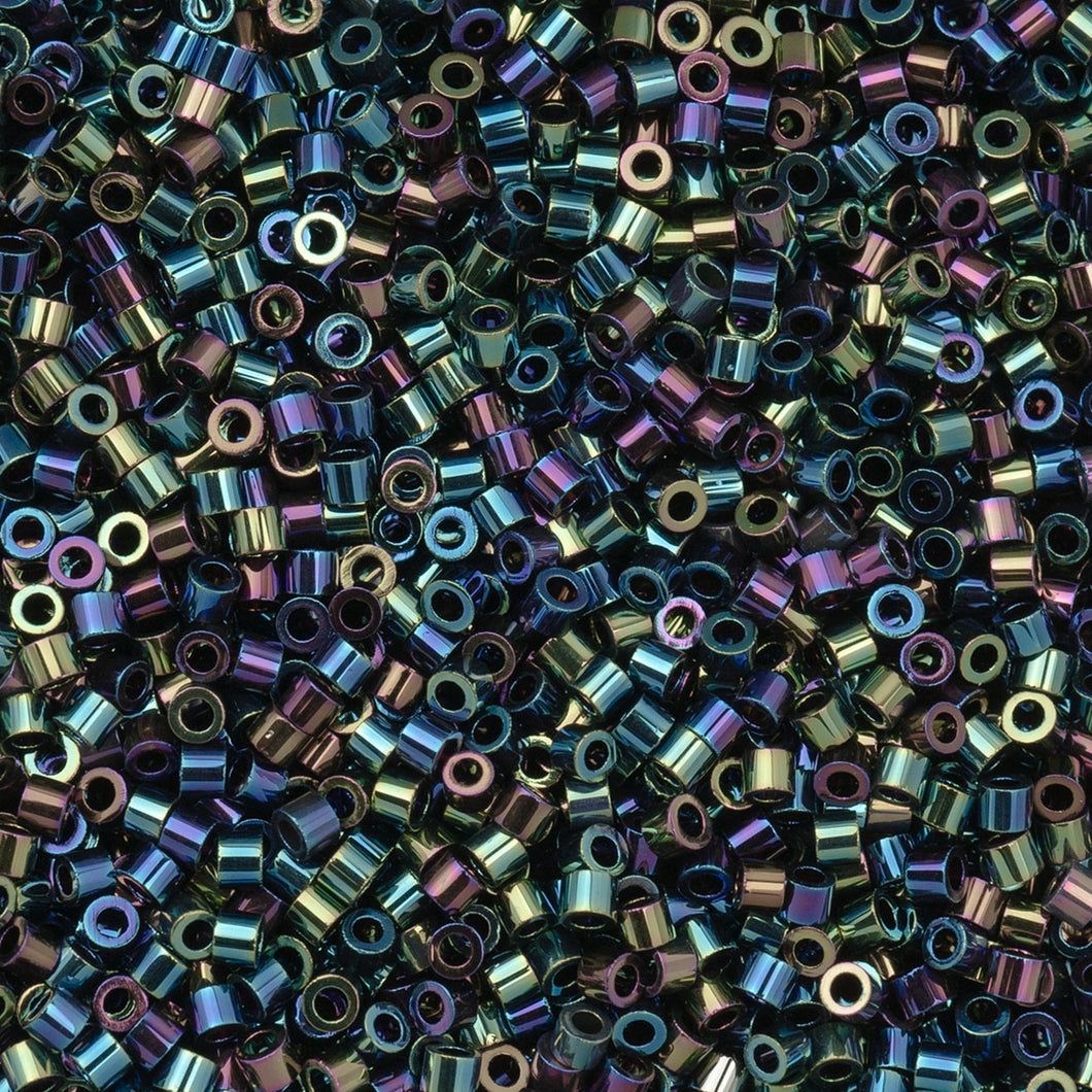 11/0 Cylin Bead Black AB