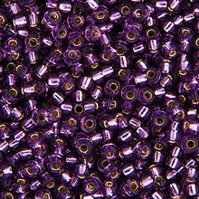 Load image into Gallery viewer, (Vial Miyuki Seed Bead 11/0) Amethyst Silver Lined
