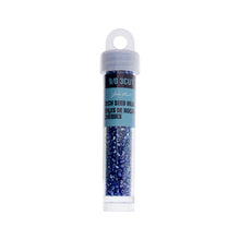 Load image into Gallery viewer, (Czech Seed Bead 9/0 3Cut Vial) Transparent Navy Blue Iris
