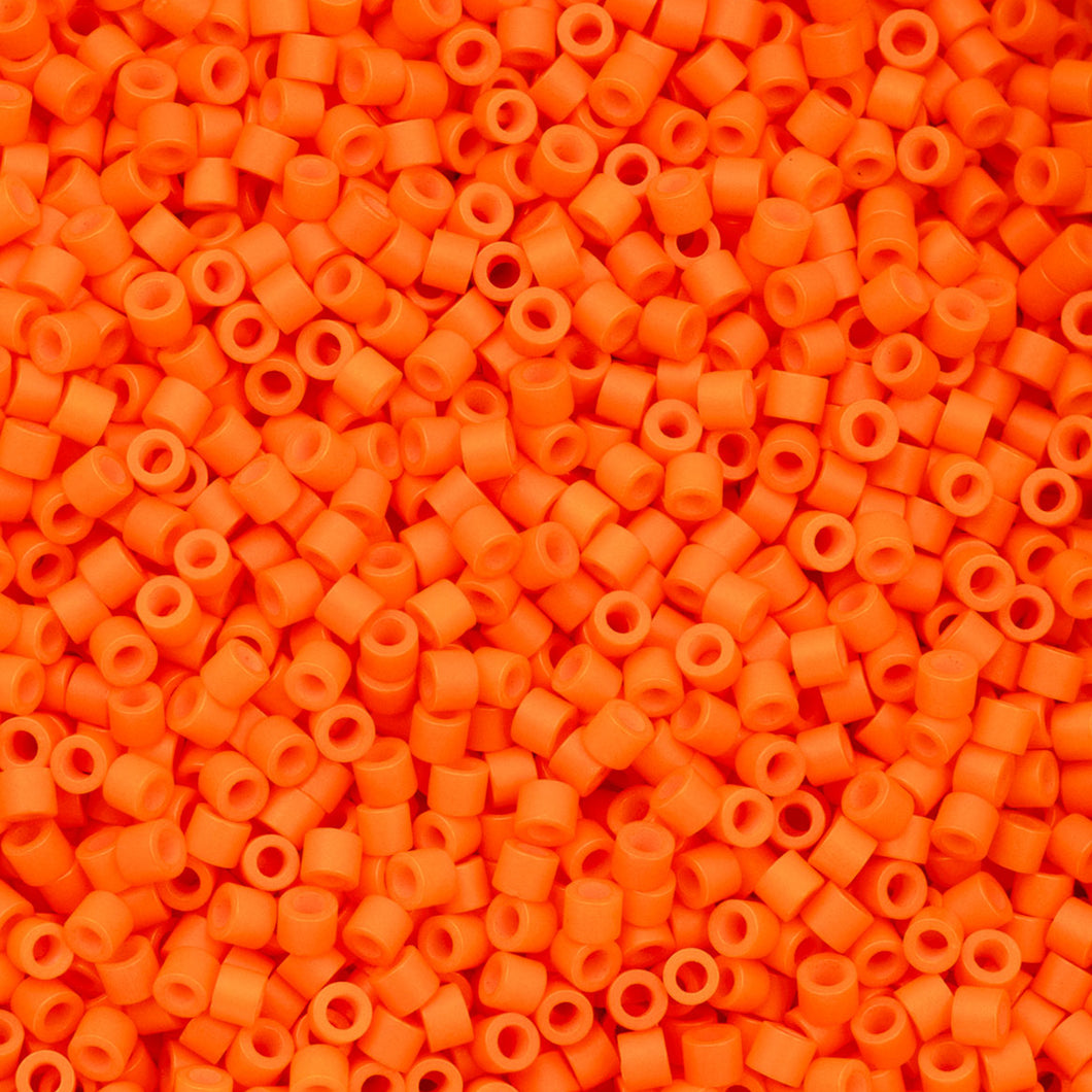 11/0 Cylin Bead Opaque Mango Burst