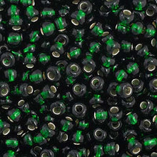 Load image into Gallery viewer, 11/0 Seedbead S/L Dark Green
