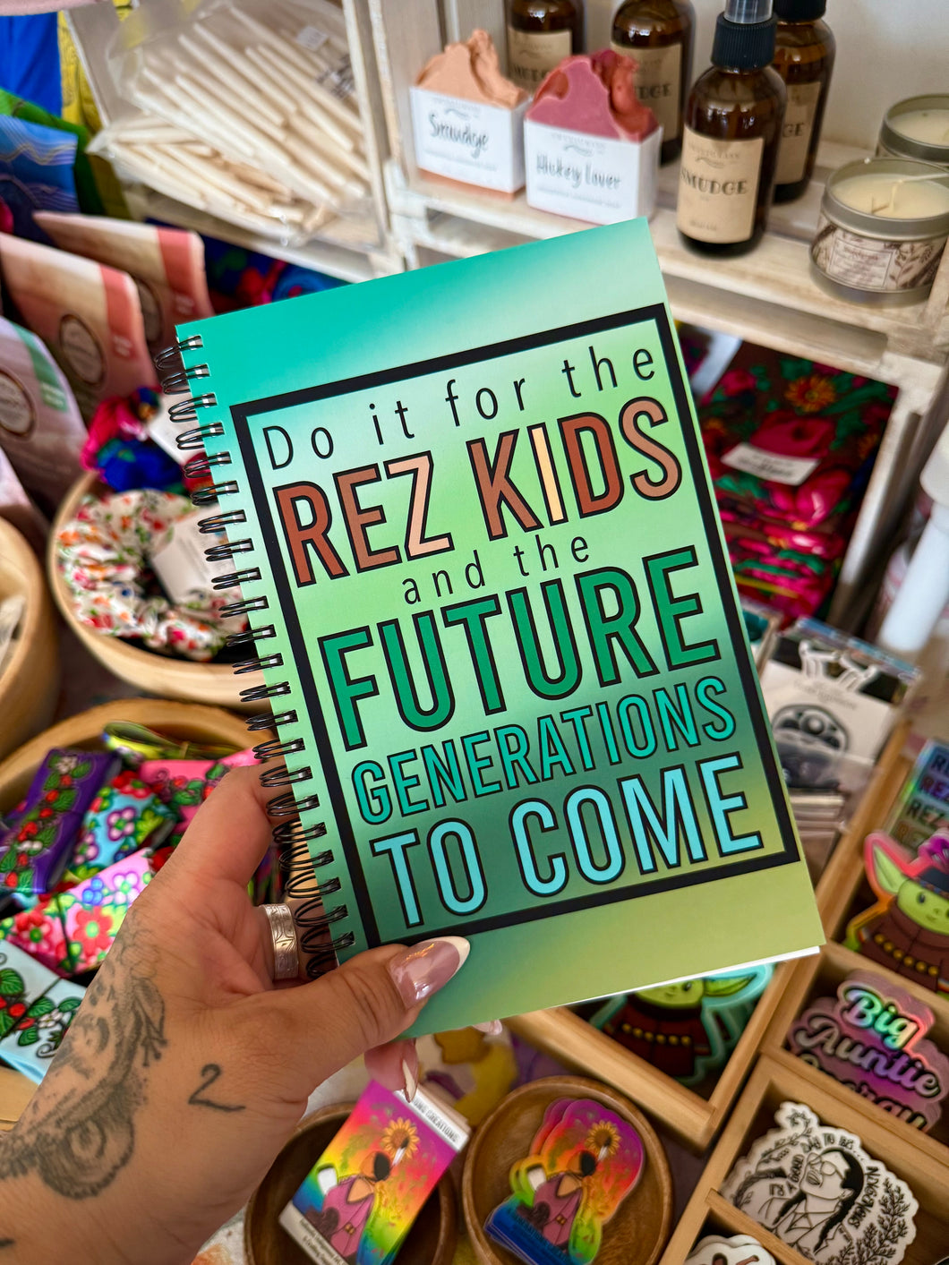 Notebook: Rez Kids and Future Generations