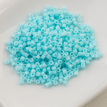 Load image into Gallery viewer, 11/0 Cylin Bead Matte Macaron - Blue Turquoise
