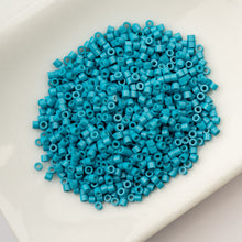 Load image into Gallery viewer, 11/0 Cylin Bead Opaque Blue Lagoon
