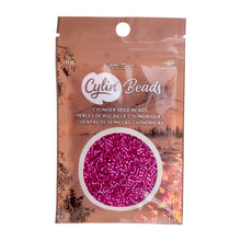 Load image into Gallery viewer, 11/0 Cylin Bead Fuchsia S/L
