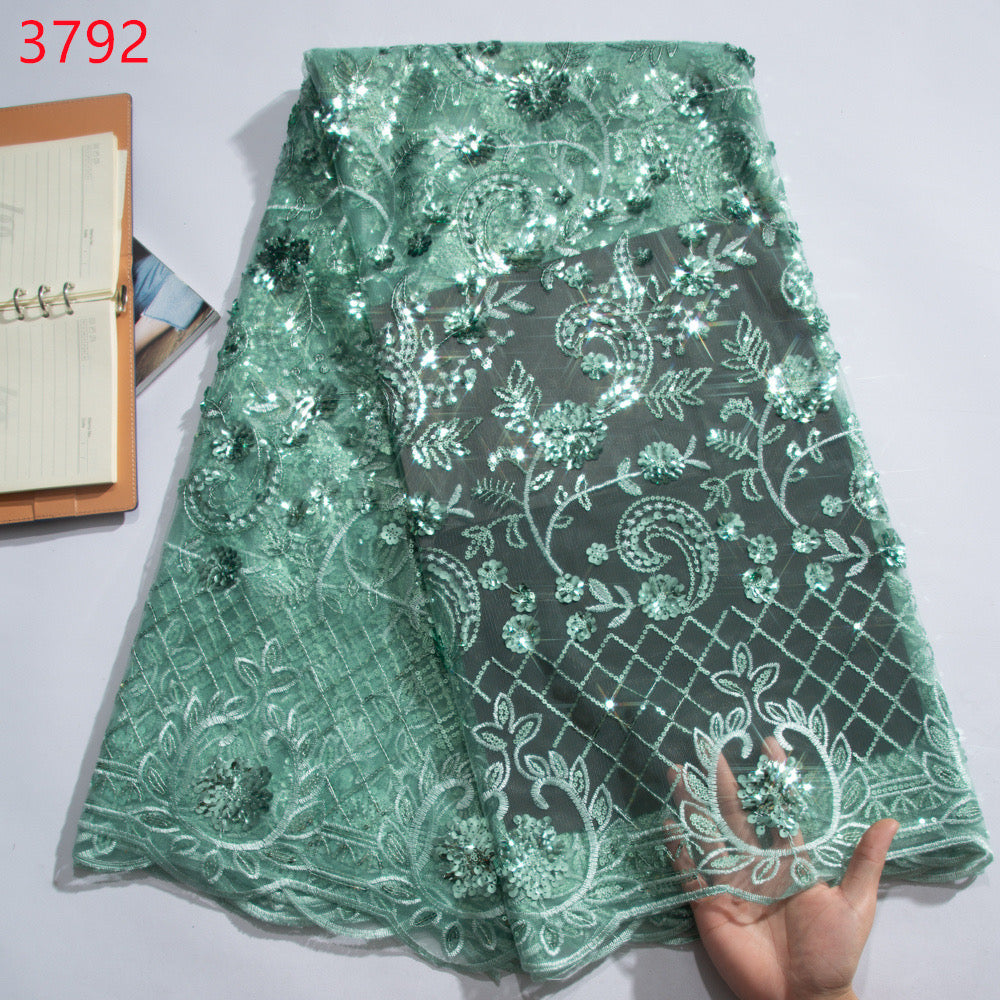 Lace - 3792 - Mint (PER/YARD)