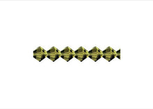 Load image into Gallery viewer, Preciosa Rondelle 4mm Olivine
