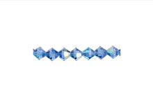 Load image into Gallery viewer, Preciosa Rondelle 4mm Sapphire AB
