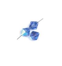 Load image into Gallery viewer, Preciosa Rondelle 4mm Sapphire AB
