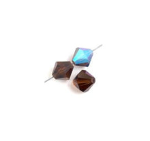 Load image into Gallery viewer, Preciosa Rondelle 4mm Smoke Topaz AB
