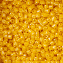 Load image into Gallery viewer, (Czech Seed Bead 9/0 3Cut Vial) Opaque Golden Yellow Luster
