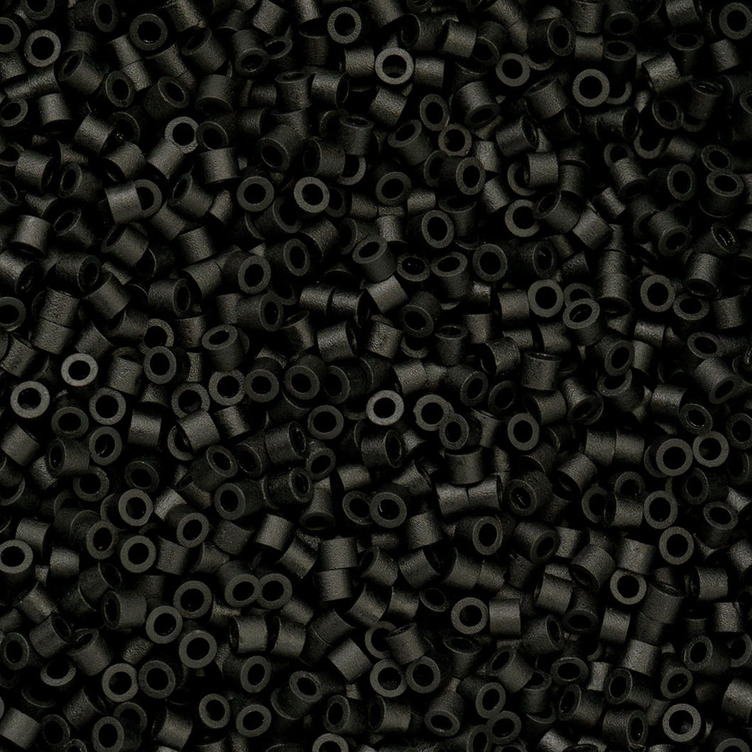 11/0 Cylin Bead Black Matte