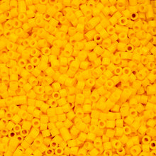 Load image into Gallery viewer, 11/0 Cylin Bead Opaque Yellow Zest
