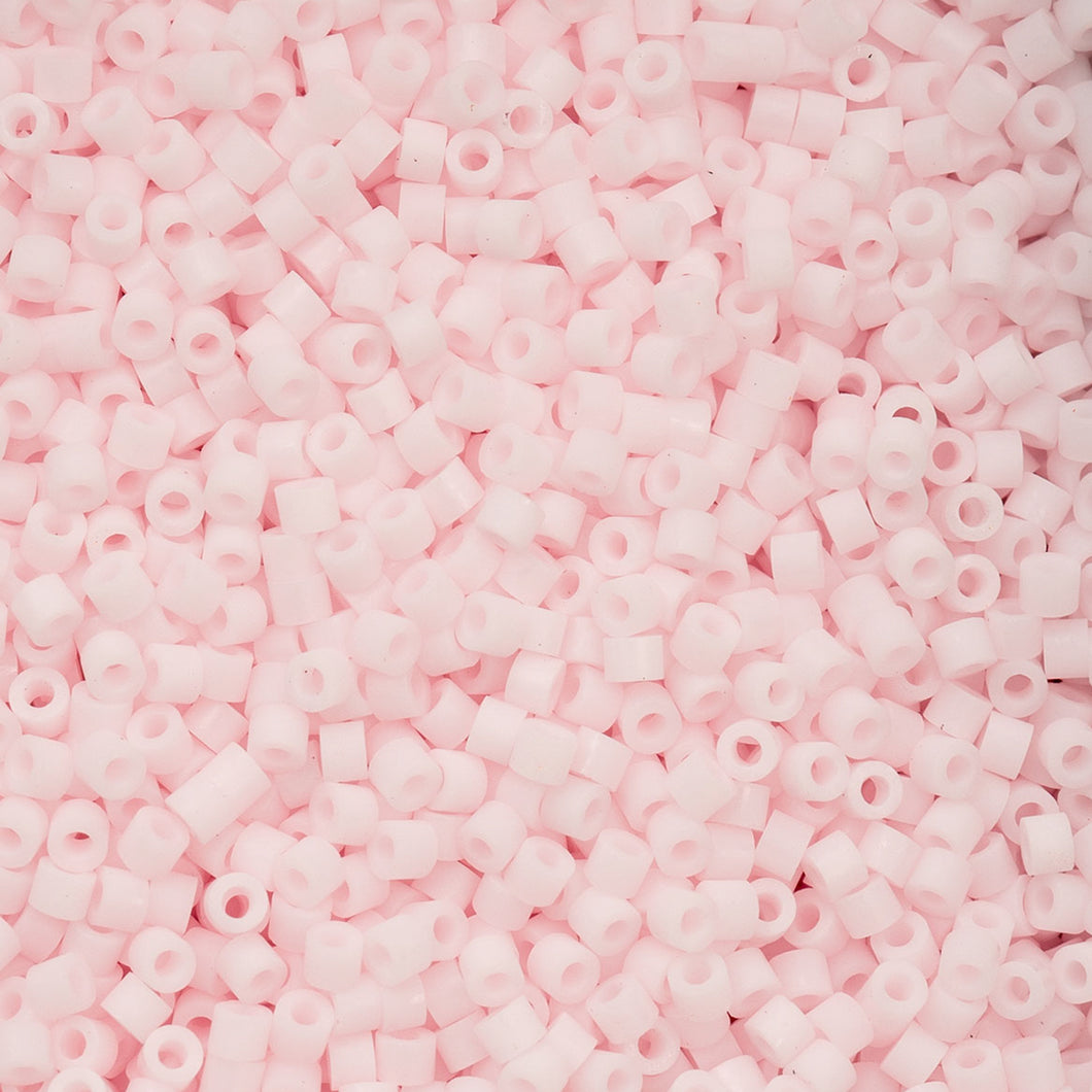 11/0 Cylin Bead Matte Macaron- Peal Pink
