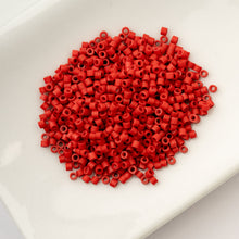 Load image into Gallery viewer, 11/0 Cylin Bead Red Matte

