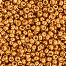 Load image into Gallery viewer, (Vial Miyuki Seed Bead 11/0) Galvanized Duracoat YellowGold
