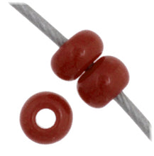 Load image into Gallery viewer, 11/0 Seedbead Opaque Cranberry
