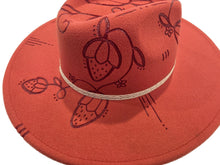 Load image into Gallery viewer, Dark Pink Hat - Strawberries
