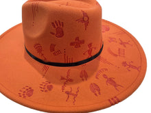 Load image into Gallery viewer, Orange Hat - Pictographs
