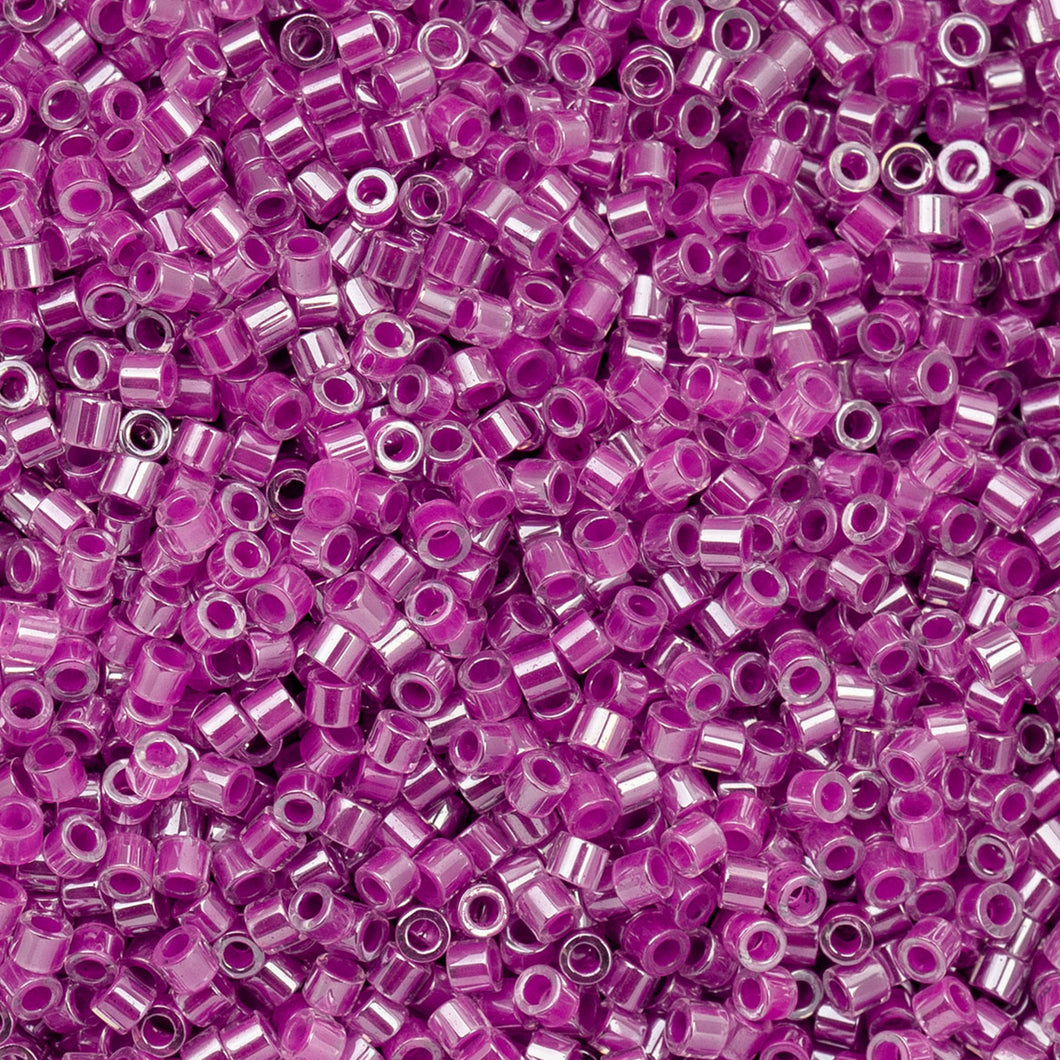 11/0 Cylin Bead Grape Neon Colour