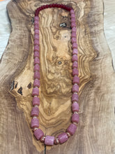 Load image into Gallery viewer, Handmade - Russian Facet Trade Beads with Copper
