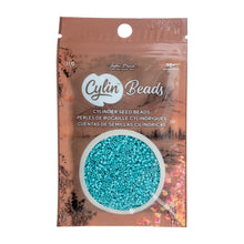 Load image into Gallery viewer, 11/0 Cylin Bead Matte - Opaque Turquoise Green
