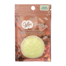 Load image into Gallery viewer, 11/0 Cylin Bead Glow in Dark AB - Yellow Neon
