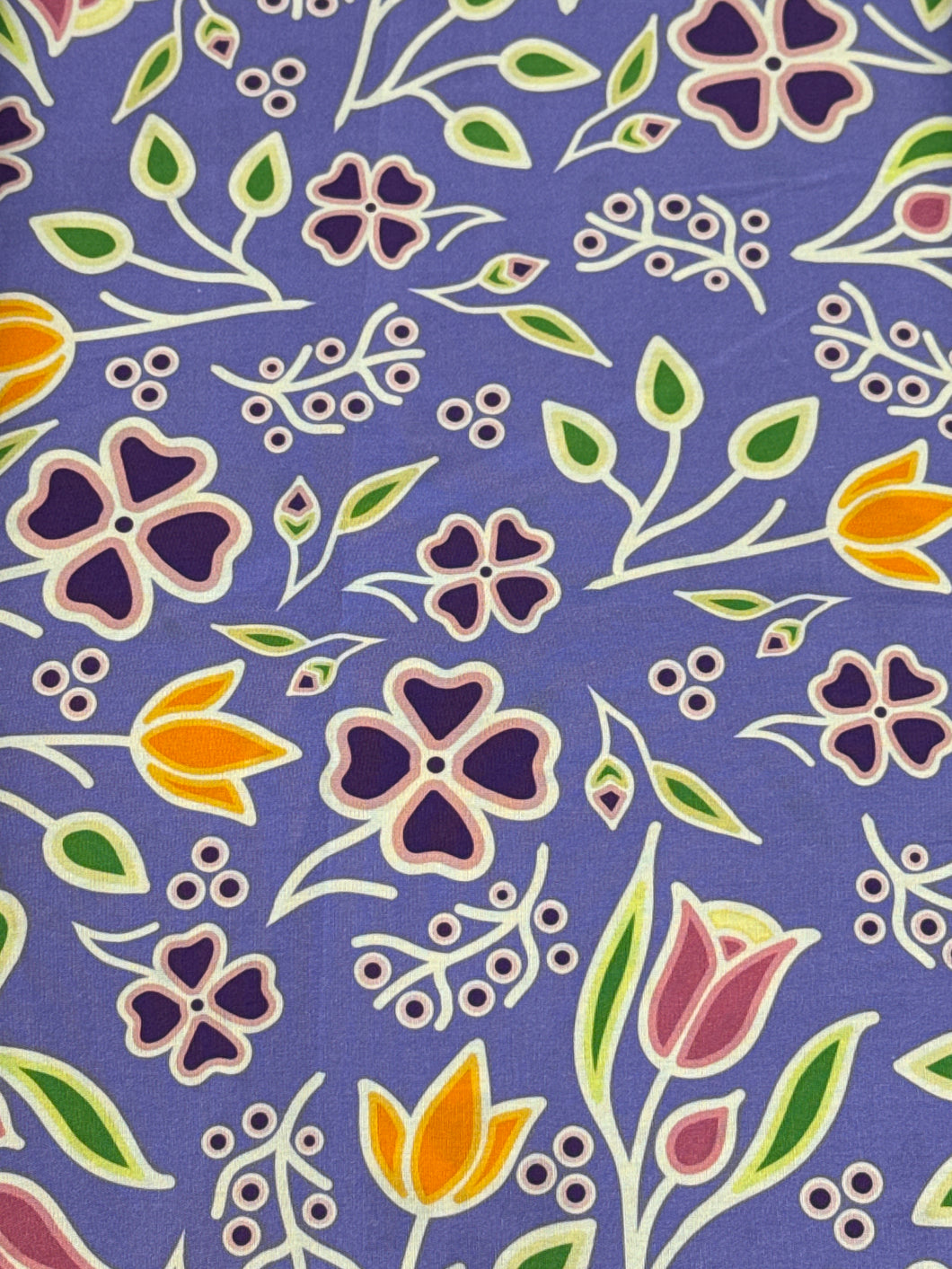 Renata Meconse Cotton - Floral Purple