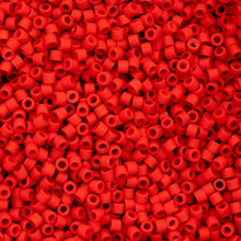 Load image into Gallery viewer, 11/0 Cylin Bead Red Vermillion Matte
