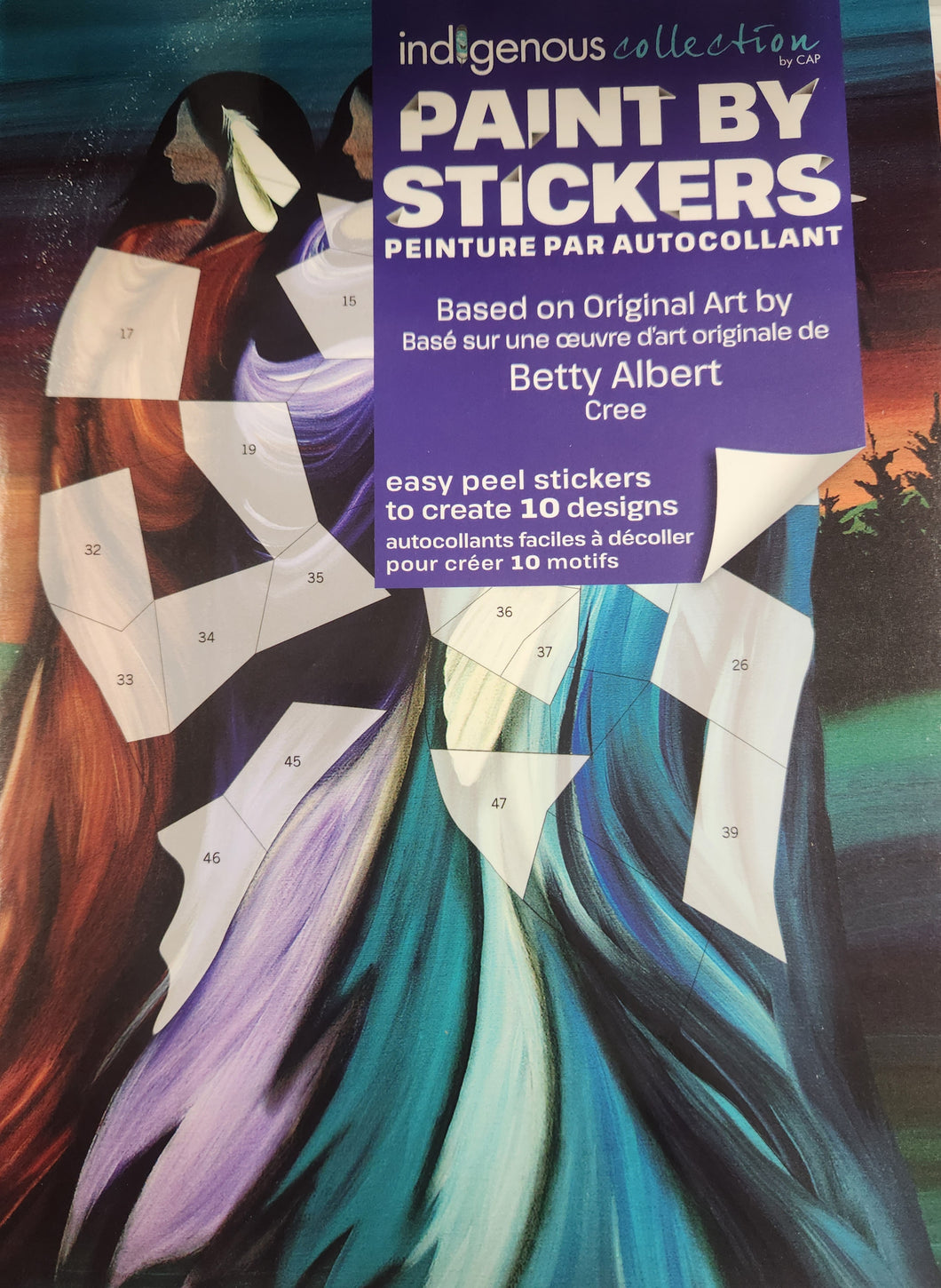 Paint by Stickers: Original Art by Betty Albert (Cree)
