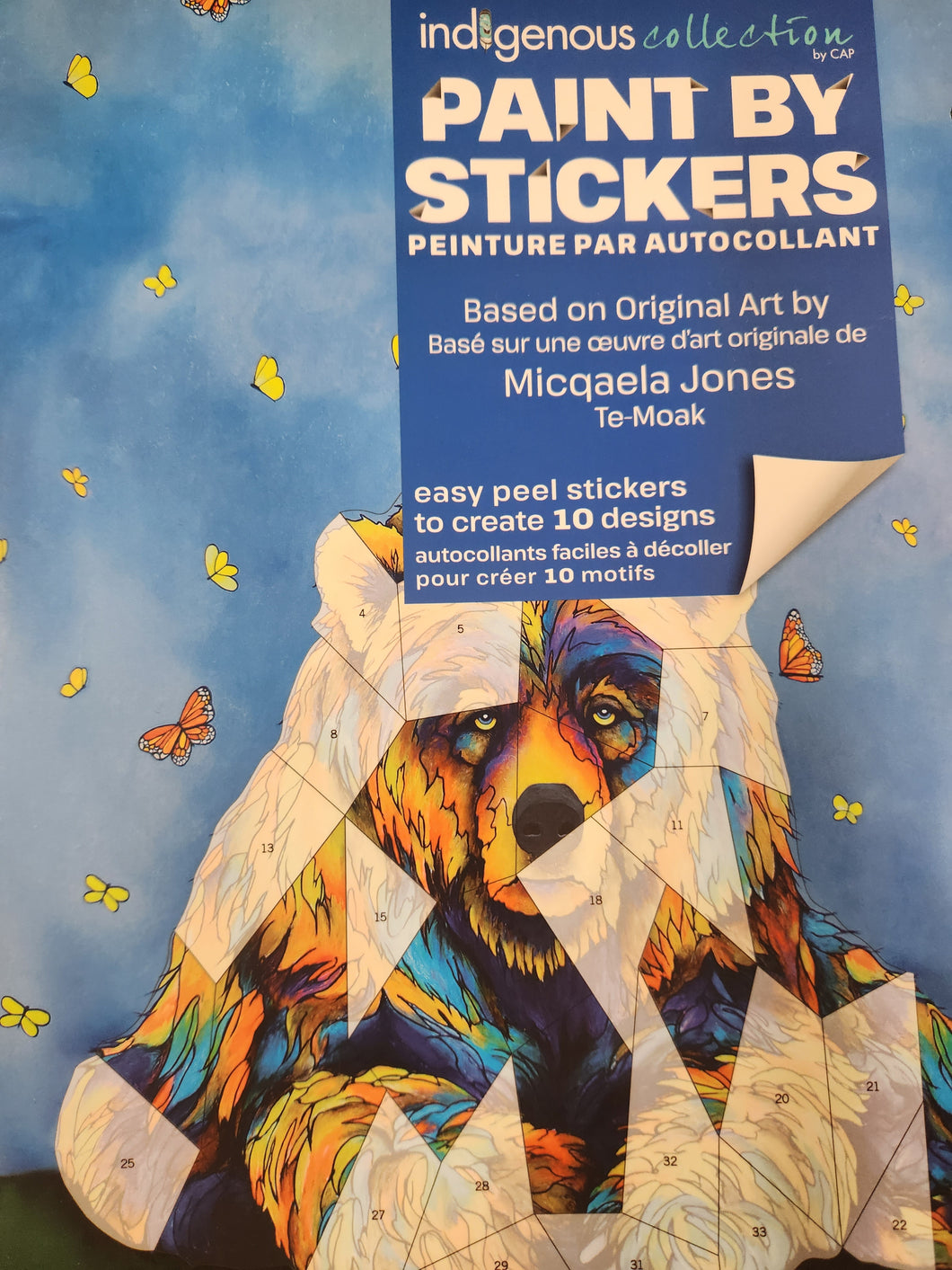 Paint by Stickers: Original Art by Micqaela Jones (Te-Moak)