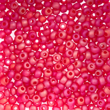 Load image into Gallery viewer, (Vial Czech Size 6/0) Transparent Red Rainbow Matt
