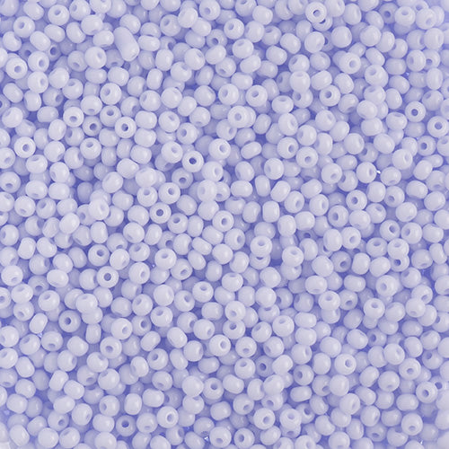 11/0 Seedbead Opaque Natural Lilac