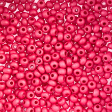 Load image into Gallery viewer, (Vial Czech Size 6/0) Raspberry Terra Dyed Chalk Matt Luster
