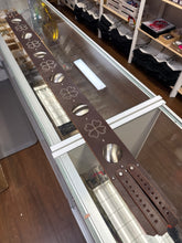 Load image into Gallery viewer, (Consignment) Adult Brown Flower Belt
