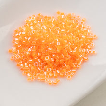 Load image into Gallery viewer, 11/0 Cylin Bead Neon Light Orange
